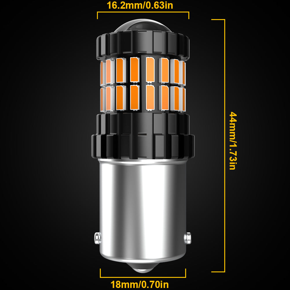 Katur P21W BA15S LED Canbus 1156 Turn Brake Light Tail Lamp 7506 97NA Bulb For Volkswagen VW Golf 4 5 6 7 Passat B6 B5 T5 Polo(2pcs)