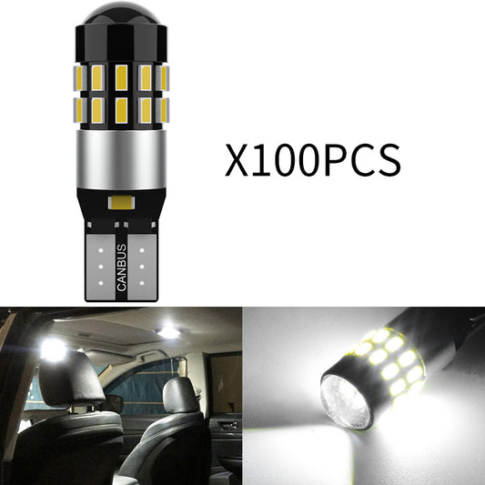 Katur Wholesale T10 W5W Led Canbus Bulbs 194 168 30SMD White 12V led Car Interior Reading Parking Lights for BMW Audi Mercedes