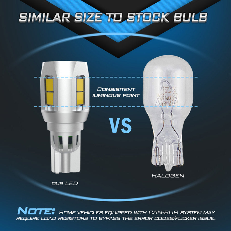 Katur Wholesale T15 W16W LED Canbus light Bulbs 920 921 Error Free Super bright led Car Backup Reverse Lights