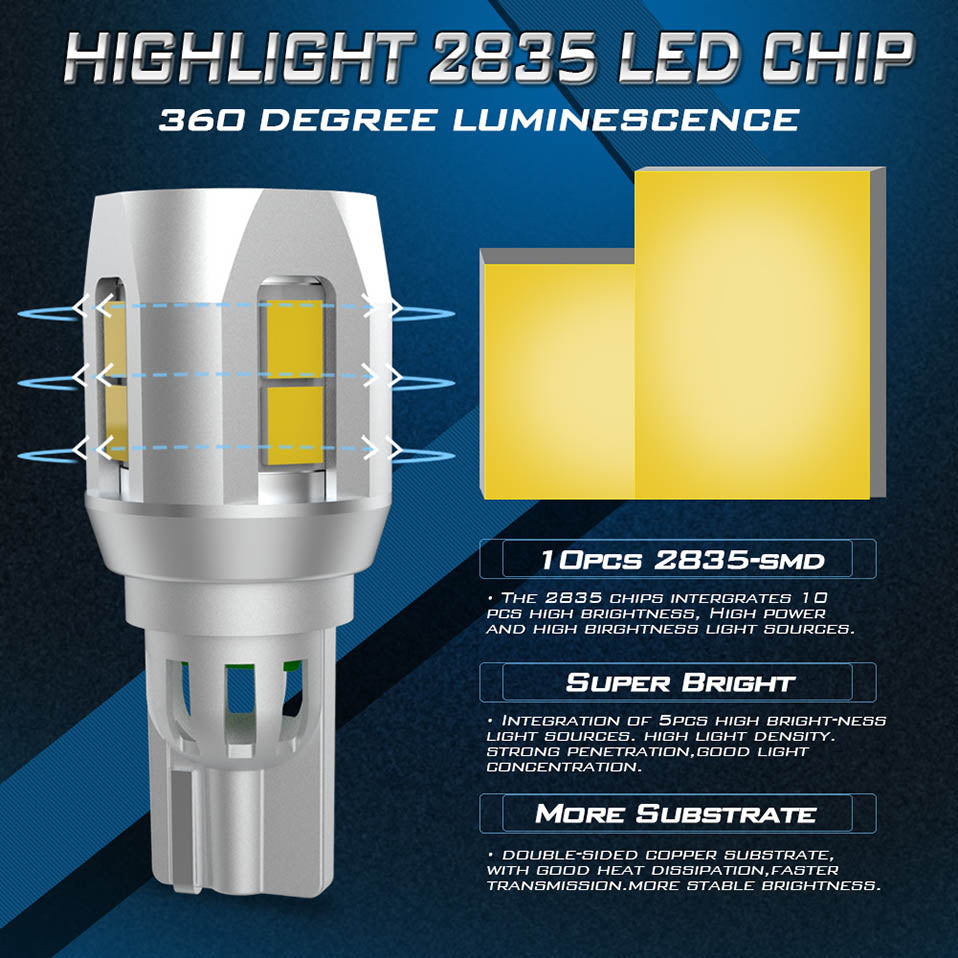 Katur Wholesale T15 W16W LED Canbus light Bulbs 920 921 Error Free Super bright led Car Backup Reverse Lights