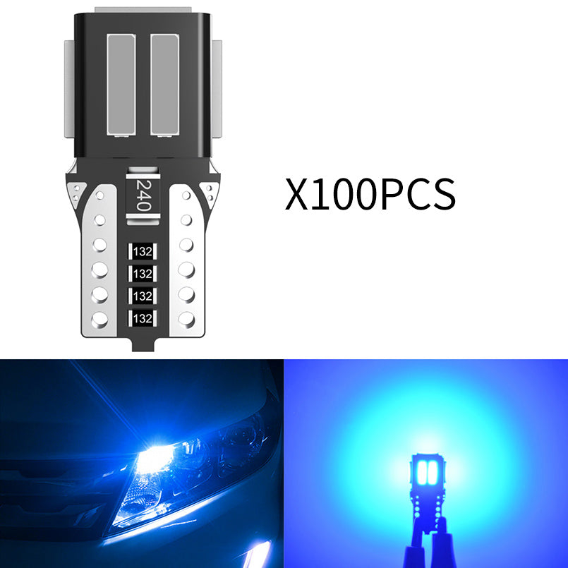 Katur Wholesale Super Bright T10 W5W led Canbus bulbs Error Free Led Interior Lights Reading Map Dome Lamps(100pcs)