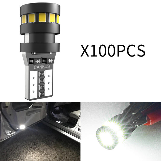 Katur Wholesale Canbus T10 LED W5W 168 194 Clearance Parking Lights Readling Lights Side marking Bulbs(100PCS)
