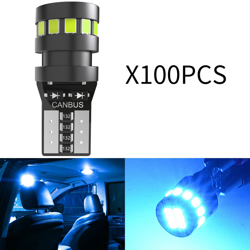 Katur Wholesale Canbus T10 LED W5W 168 194 Clearance Parking Lights Readling Lights Side marking Bulbs(100PCS)