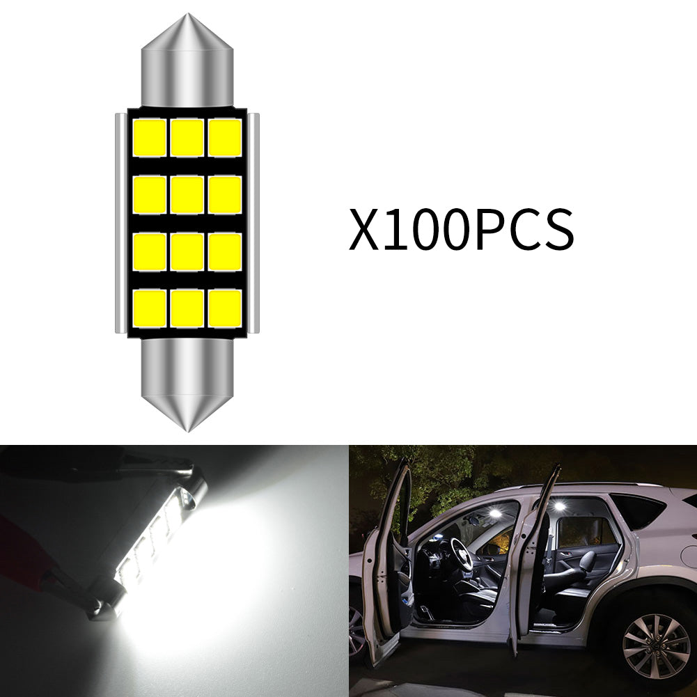 Katur Wholesale C5W LED Bulb CANBUS 12V Festoon 31mm 36mm 41mm C10W Car Interior Light License Plate Reading Lamp