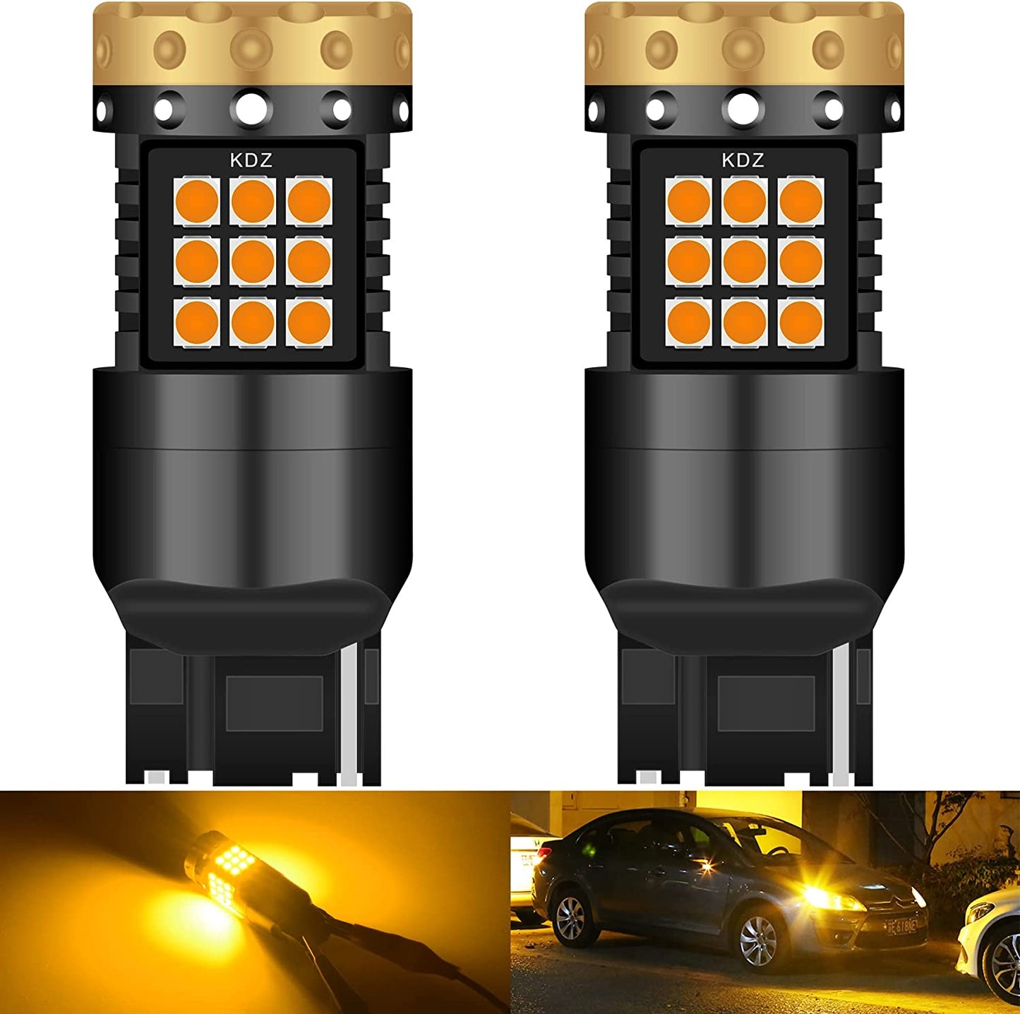 Katur 1156 BA15S P21W BAU15S PY21W T20 7440 Led Canbus Bulb led car Turn Signal Light Reversing lights backup Lamps