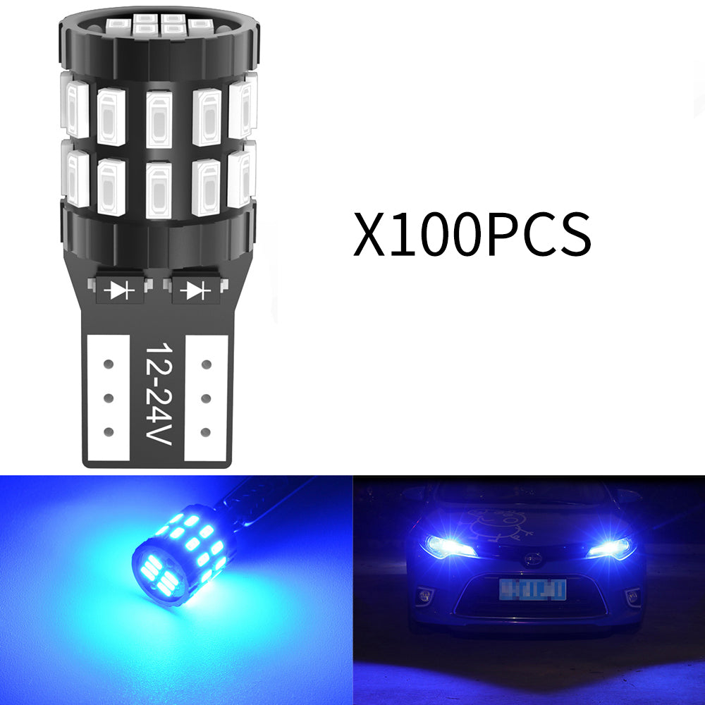 Katur Wholesale Canbus T10 LED W5W 168 194 Clearance Parking Lights Interior Reading Light Bulbs(100PCS)