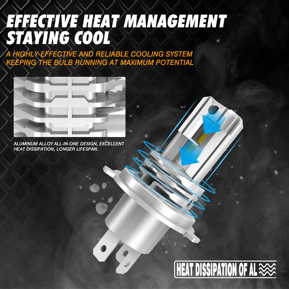 Katur H4 lamps CSP Mini h7 LED for car Headlight Bulb led H8 H11 fog light HB3 9005 HB4 Anti Fog Lamp