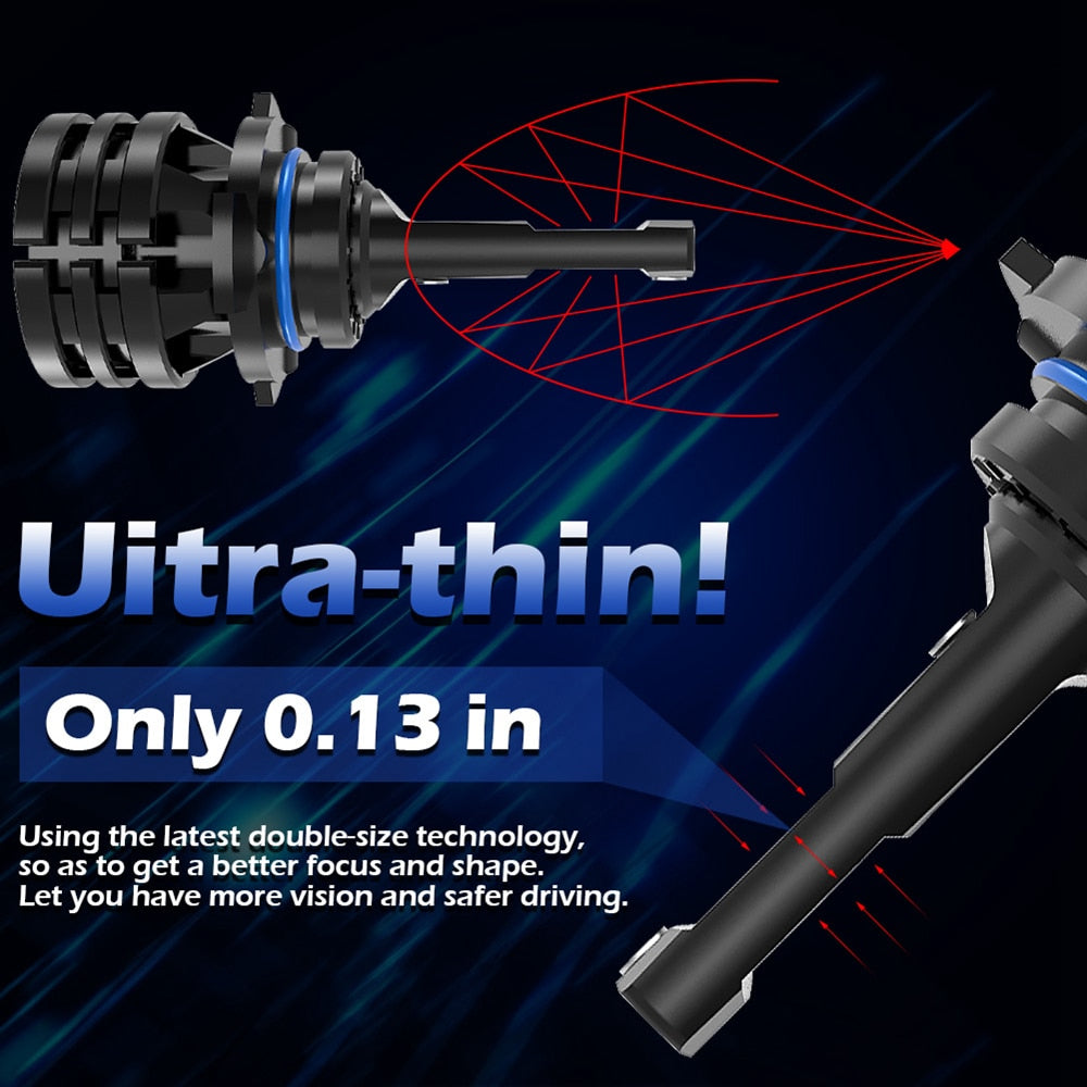 KaTur Car Lights H7 16000LM H11 LED Lamp Car Headlight Bulbs H4 H1 H3 H8 H9 9005 9006 HB3 HB4 9012 H13 9007 Turbo LED Bulbs 12V 24V