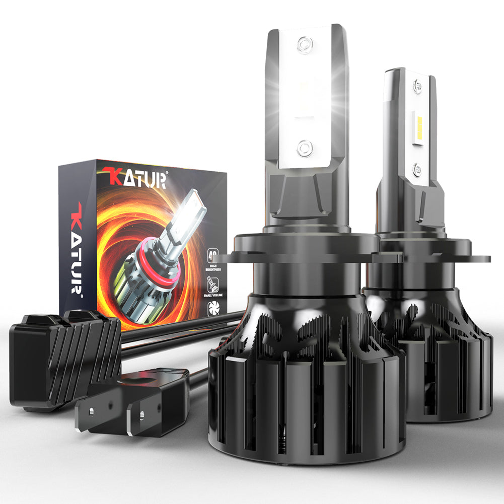 Katur 80W 20000LM Canbus Auto Led Headlight H1 H3 H11 H8 H9 H4 H7 HB3 9005 HB4 9006 H13 9012 9007 High Power 12V Turbo Led Lamp