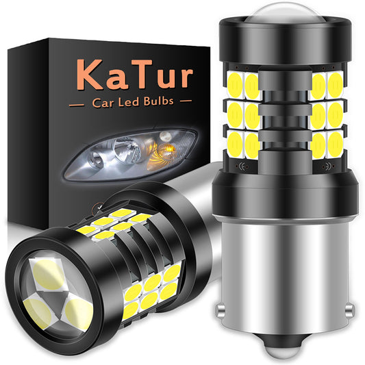 Katur P21W 1156 BA15S T15 W16W T16 LED Canbus bulbs Led Car Backup Reverse lights(2PCS)