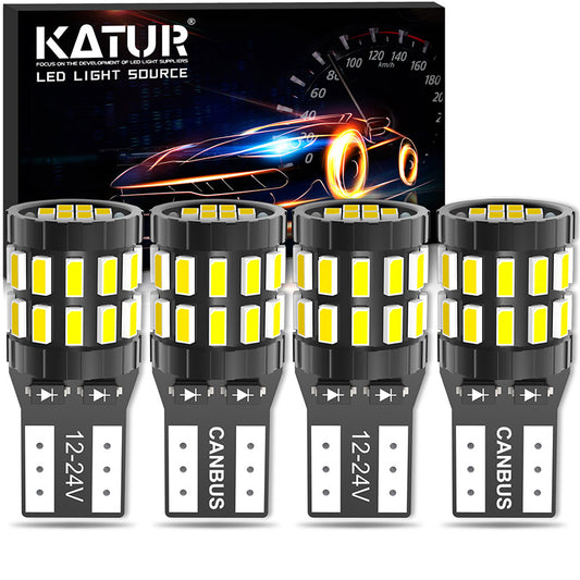 Katur T10 W5W LED Canbus Bulbs led Car Parking Light Interior Lights(4pcs in pack)