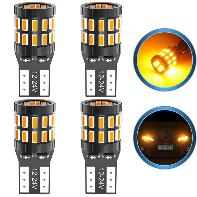 Katur T10 W5W LED Canbus Bulbs led Car Parking Light Interior Lights(4pcs in pack)
