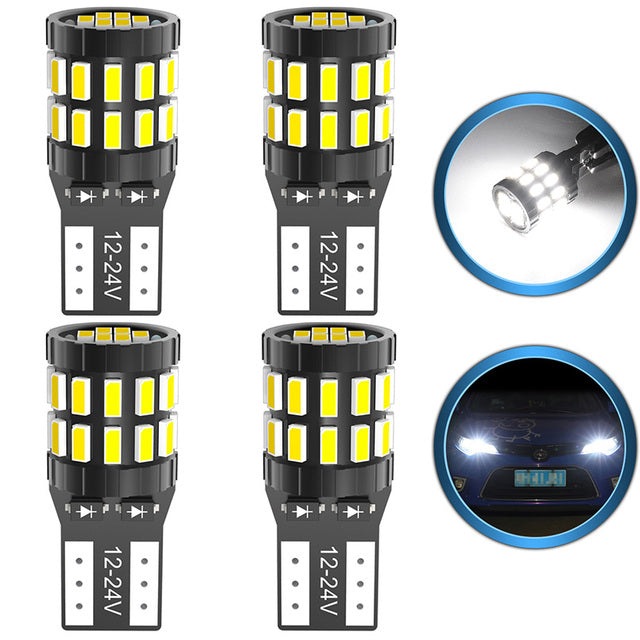 Katur T10 W5W LED Canbus Bulbs led Car Parking Light Interior Lights(4pcs in pack)