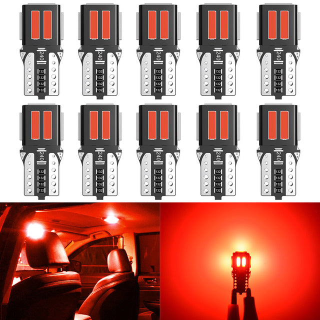 Katur W5W T10 LED Canbus Light Bulbs WY5W Led Interior Doom Reading Lamps(10pcs)