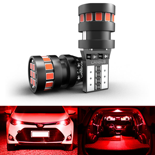 Katur T10 LED 168 2825 Canbus Bulb for Ford Focus 2 3 Fiesta Fusion Ranger Kuga S Max Mond Car Parking Light License Plate Trunk Lamp