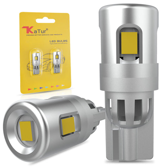 Katur W5W T10 LED Bulbs Canbus Car Parking Position Lights Interior Map Dome Lights 168 Lamps For BMW Audi(2PCS)