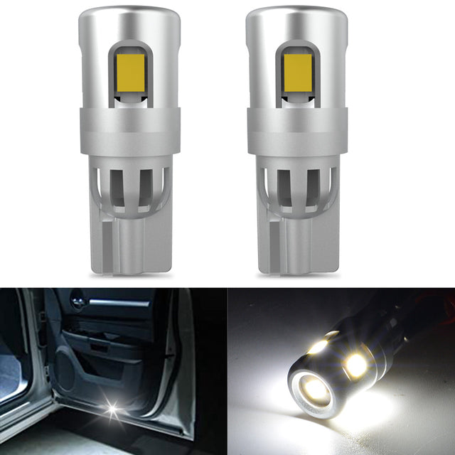 Katur W5W T10 LED Bulbs Canbus Car Parking Position Lights Interior Map Dome Lights 168 Lamps For BMW Audi(2PCS)