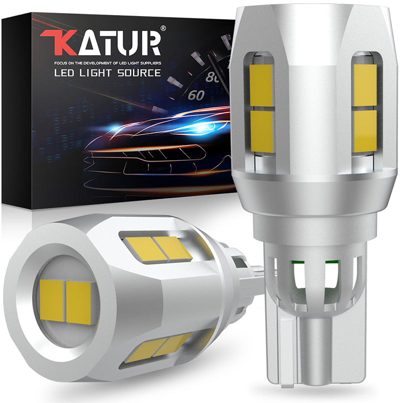 Katur Canbus W16W T15 T16 LED Bulbs 912 921 Super bright LED Car Backup Reverse lights Tail Lamps(2PCS)