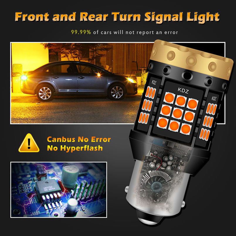 Katur 1156 BA15S P21W BAU15S PY21W T20 7440 Led Canbus Bulb led car Turn Signal Light Reversing lights backup Lamps