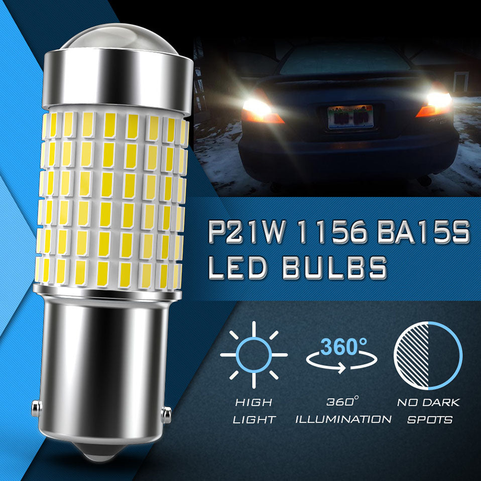 Katur Canbus Signal Lamps 1156 P21W BA15S LED 1157 BAY15D 3157 3047 lamps 7443 W21W T20 LED Bulbs For Reversing Lights