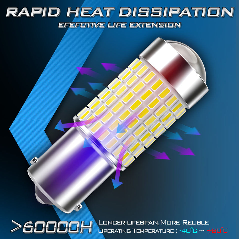 Katur Canbus Signal Lamps 1156 P21W BA15S LED 1157 BAY15D 3157 3047 lamps 7443 W21W T20 LED Bulbs For Reversing Lights
