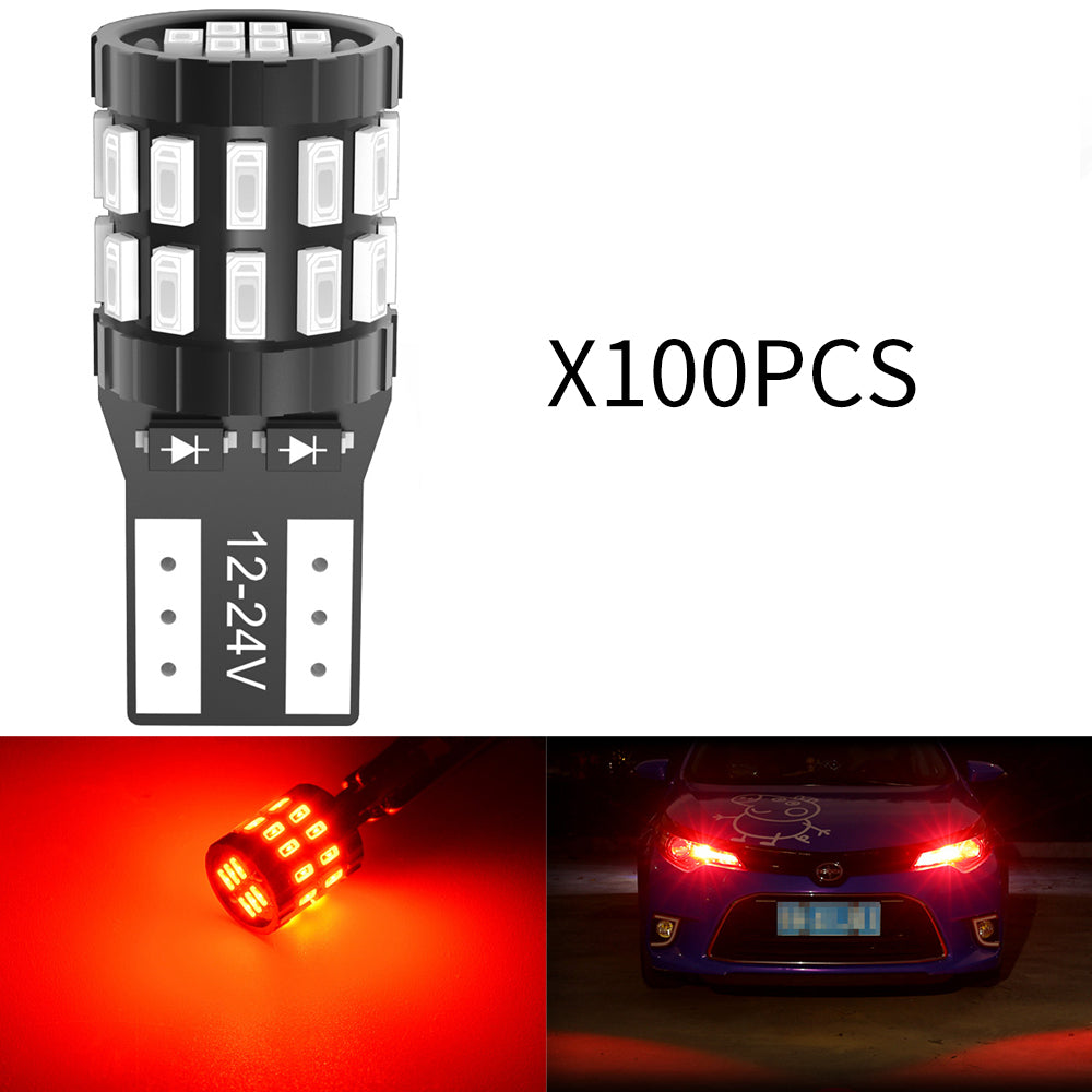 Katur Wholesale Canbus T10 LED W5W 168 194 Clearance Parking Lights Interior Reading Light Bulbs(100PCS)