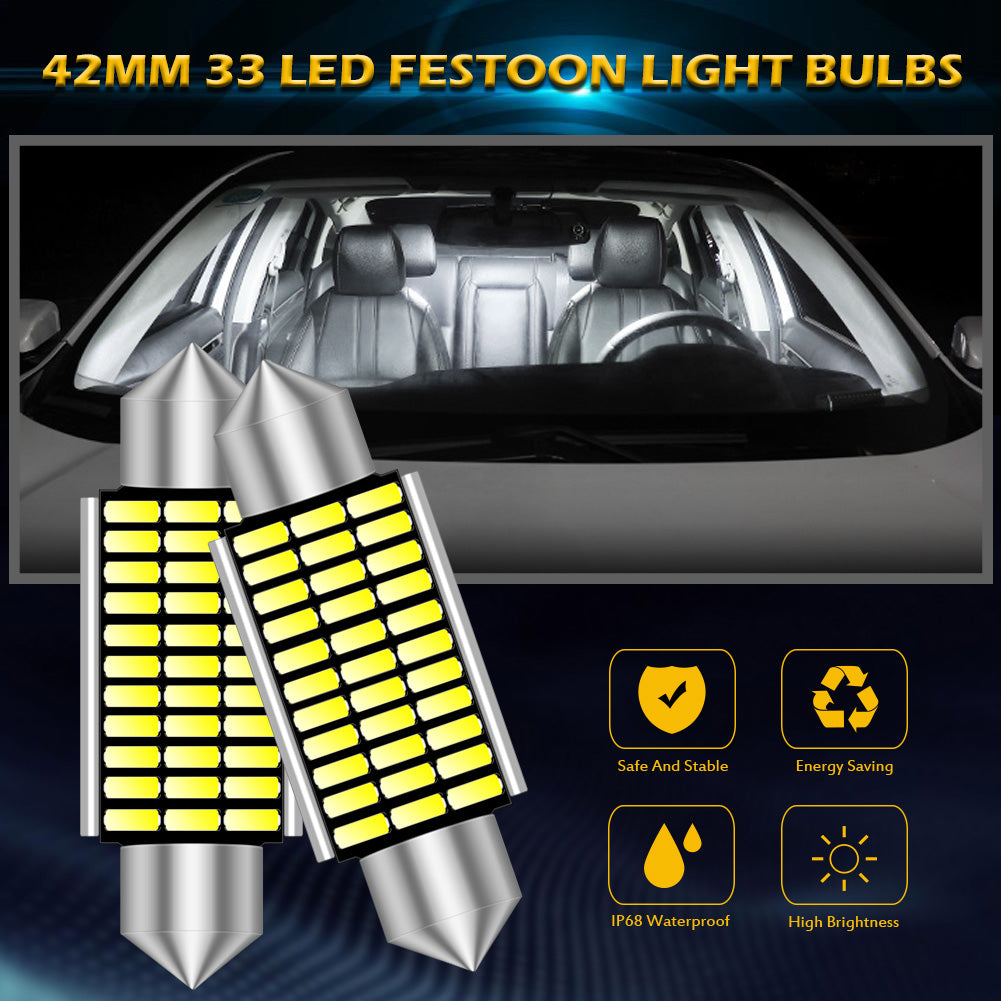 Katur Wholesale 31mm 36mm 39mm C5W C10W Canbus Led Car Festoon Light Interior Dome Reading Bulbs