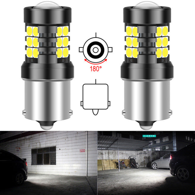 Katur P21W 1156 BA15S T15 W16W T16 LED Canbus bulbs Led Car Backup Reverse lights(2PCS)