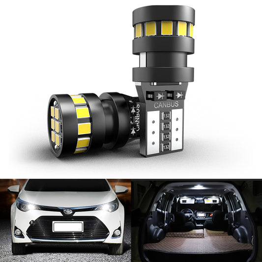 Katur T10 LED 168 2825 Canbus Bulb for Ford Focus 2 3 Fiesta Fusion Ranger Kuga S Max Mond Car Parking Light License Plate Trunk Lamp