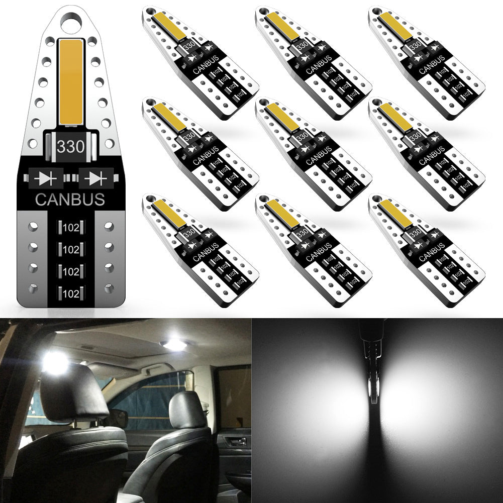 Katur W5W Car Interior Dome Light Reading Lights T10 LED Canbus Bulb 194 led for Peugeot 206 406 508 307 406 3008 Accessories