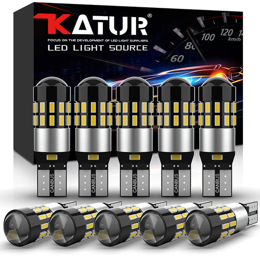 Katur T10 W5W Led CANBUS bulbs 194 168 No Error led car Interior Map Dome Lights for AUDI A3 A4 A4L S4 A5 A6 A6L S6 A8 Q3 Q5