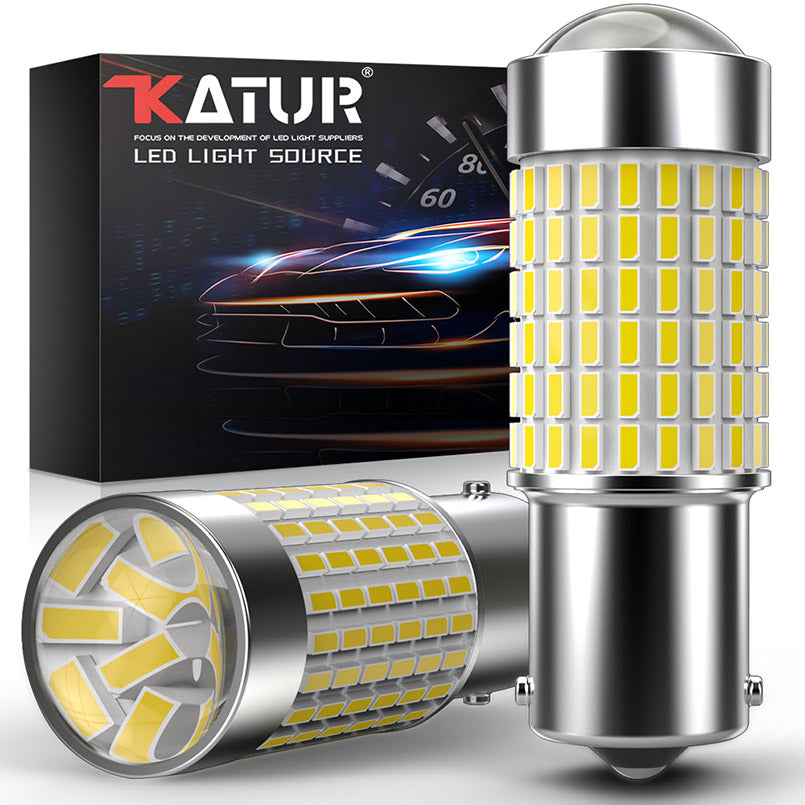 Katur Canbus Signal Lamps 1156 P21W BA15S LED 1157 BAY15D 3157 3047 lamps 7443 W21W T20 LED Bulbs For Reversing Lights
